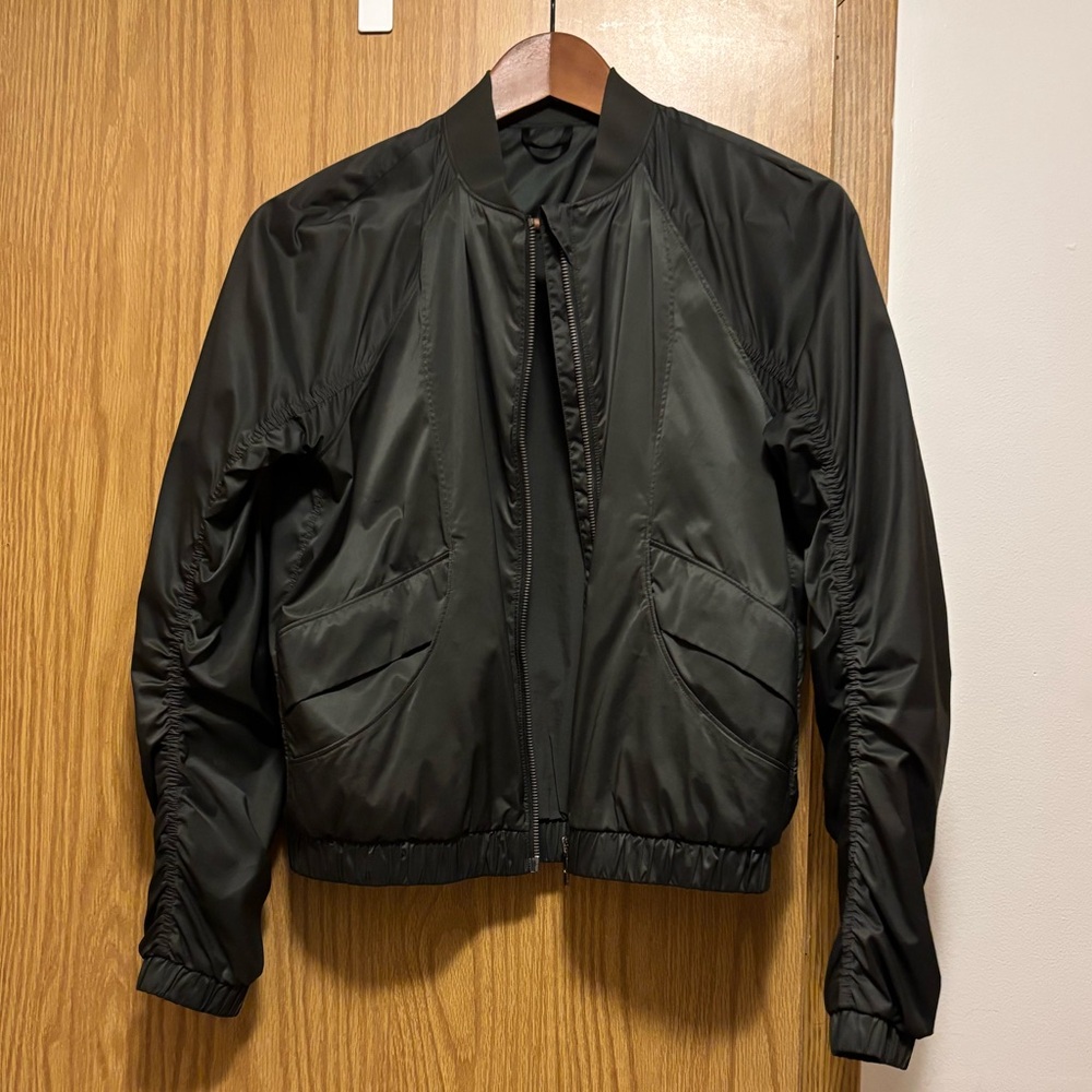 Great condition green bomber jacket